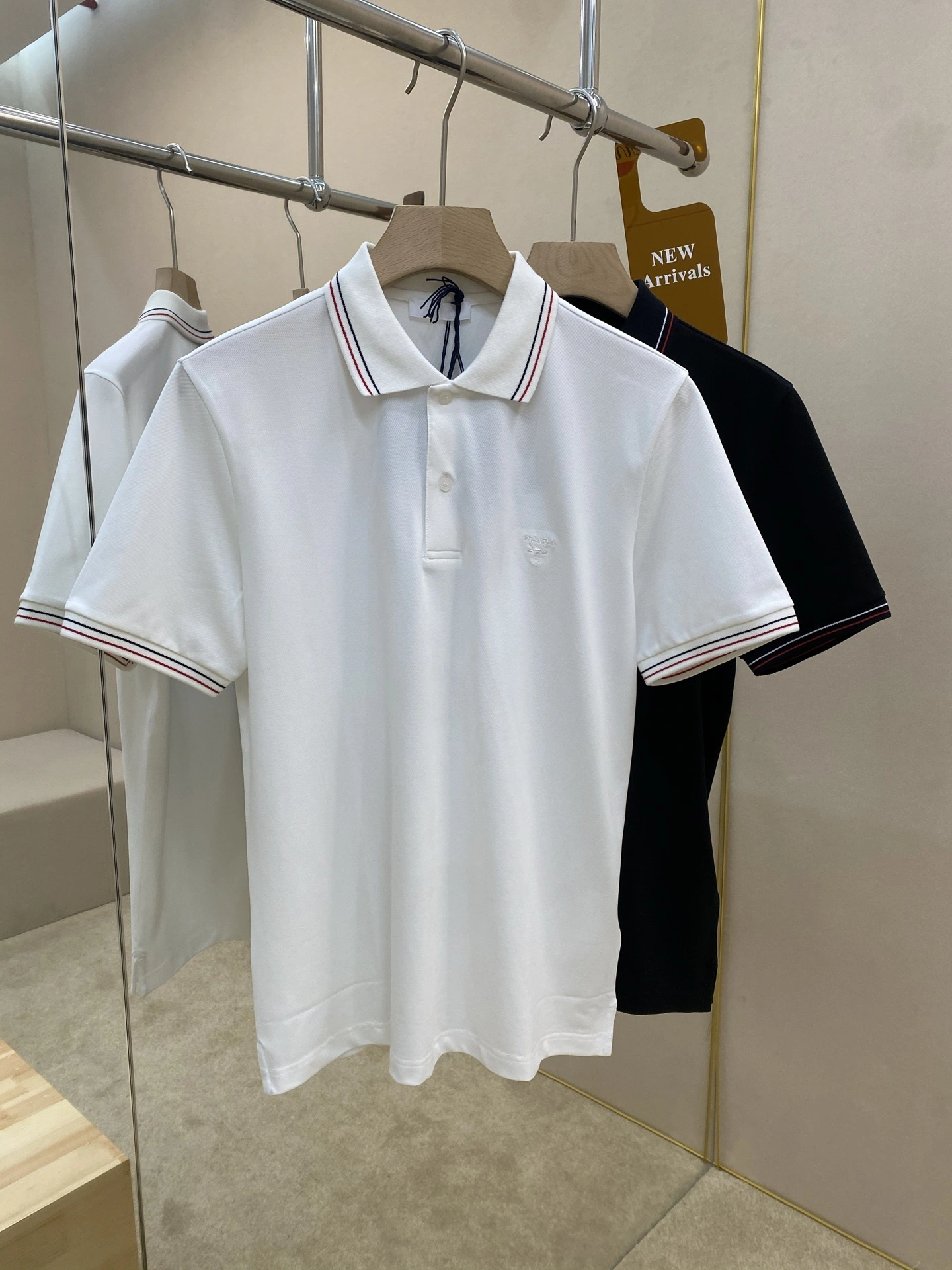 &wg.luxury- Pr141 polo embroidery 2colour item:E-F501C1117-2
